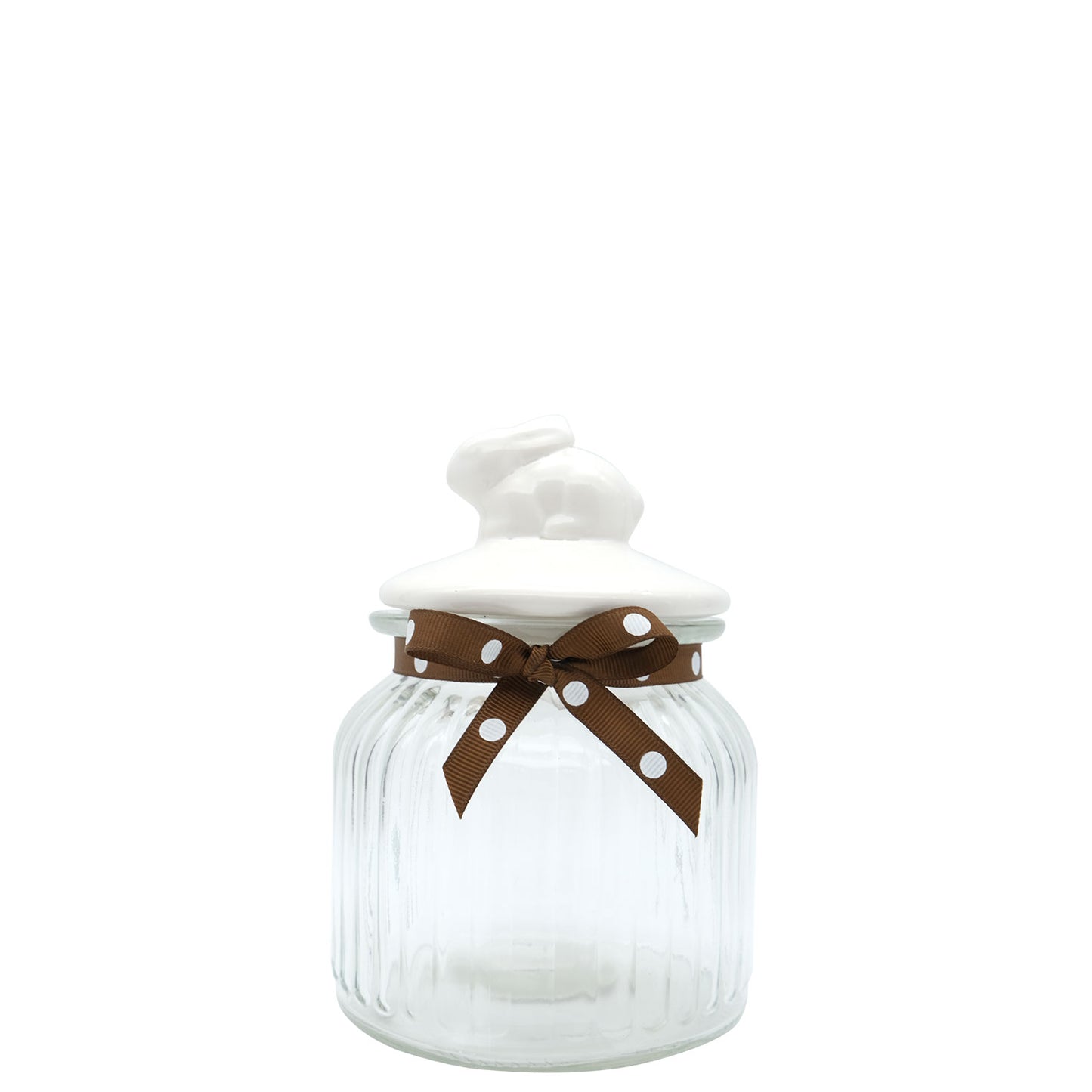 Easter - Glass Jar (With Ceramic Bunny Lid)