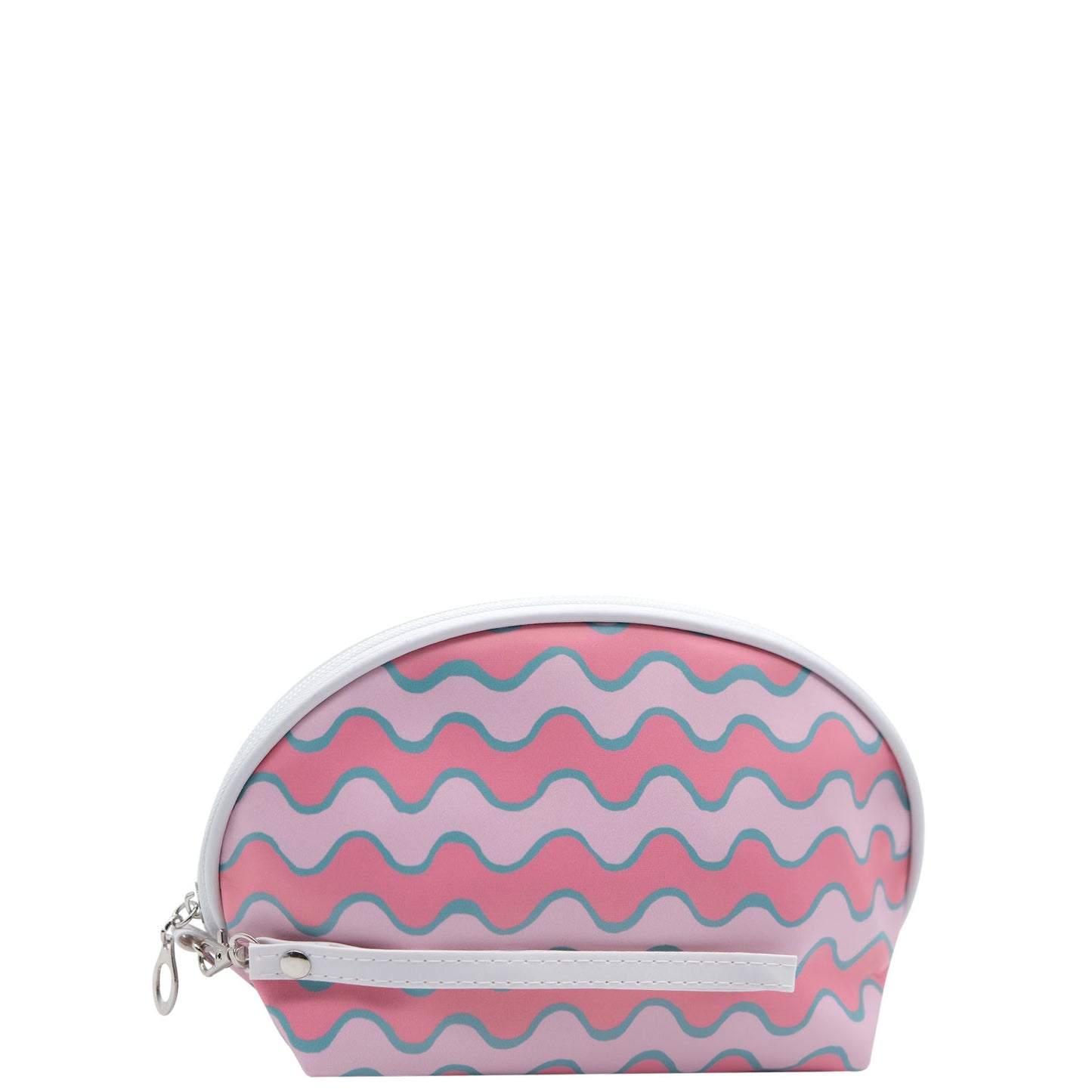 Oval Cosmetic Bag (Squiggle)