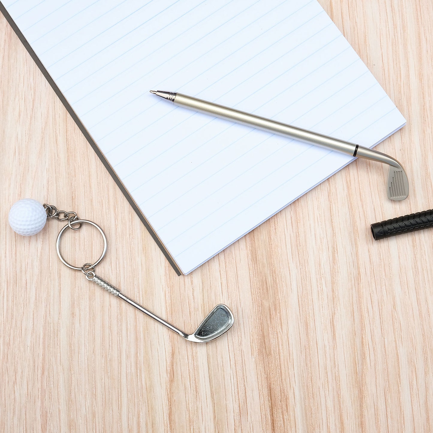 Novelty Golf Pen & Keyring Set