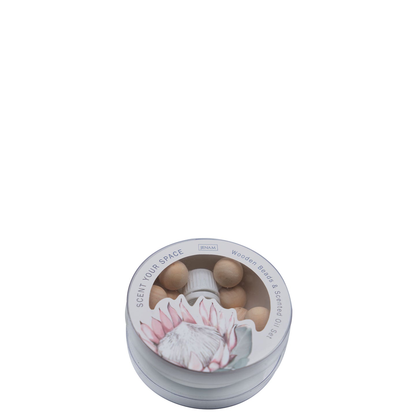 Protea Wooden Beads & Scented Oil Set