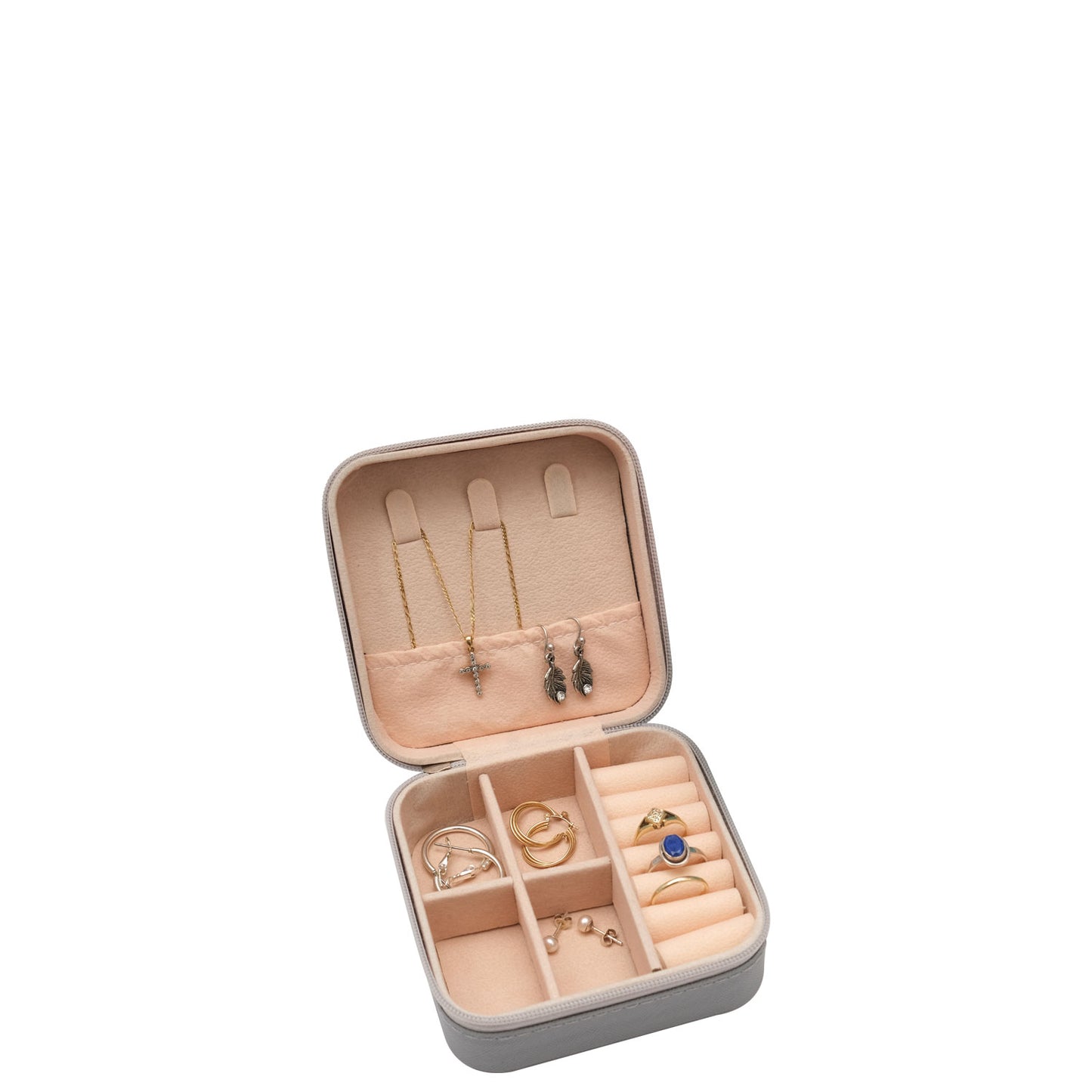 Protea Travel Jewellery Case - 9 x 9 x 5cm