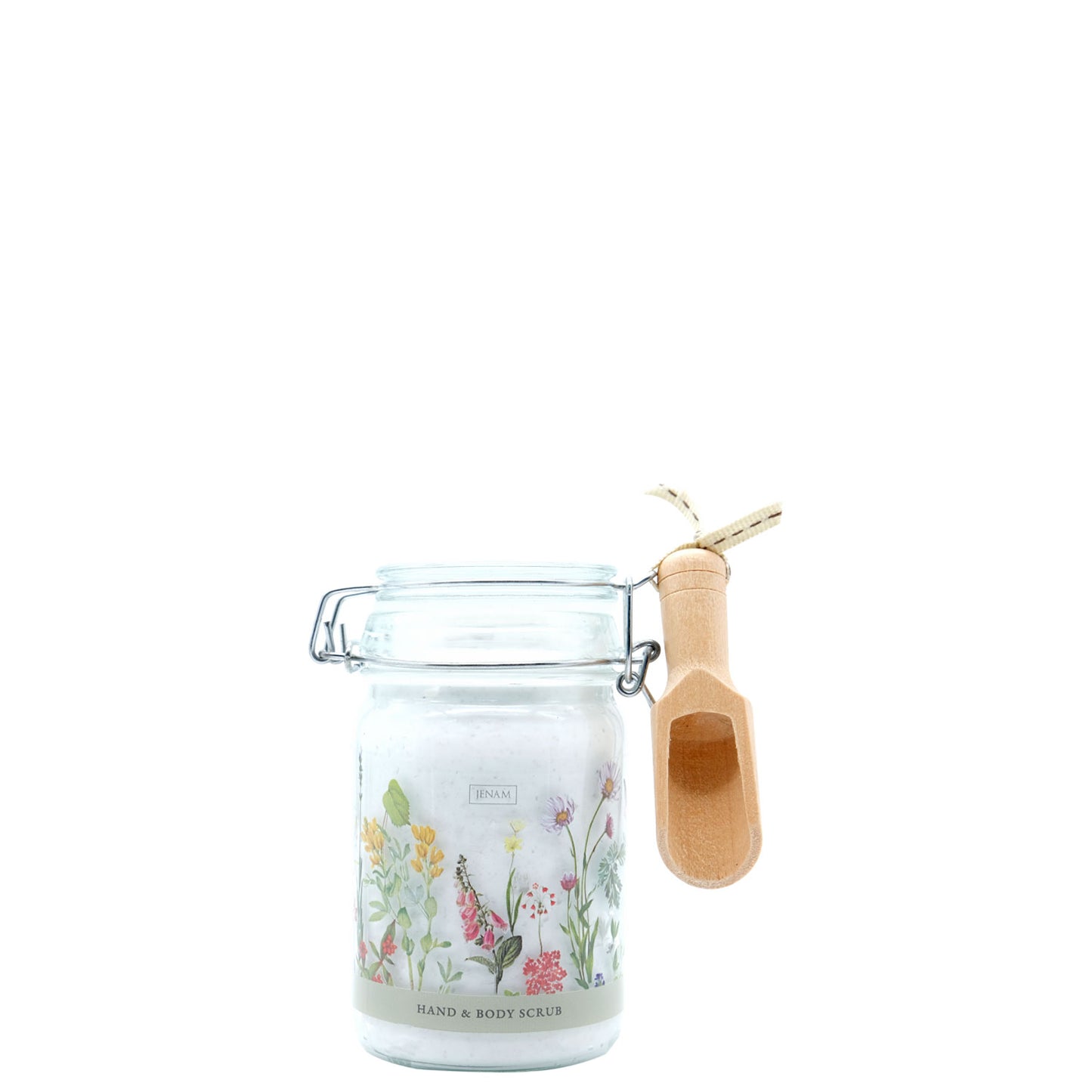 Life In The Garden - Hand & Body Scrub With Wooden Scoop