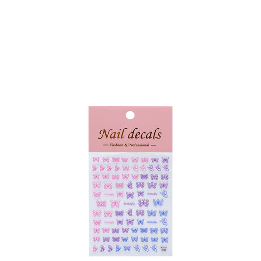 Hey Girl Nail Decals Butterflies