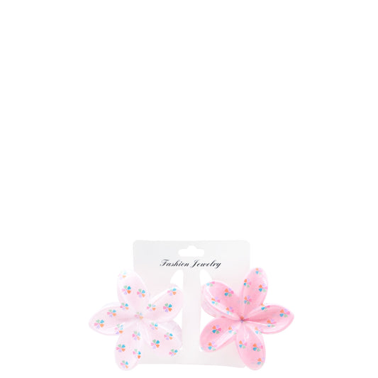 Hey Girl Flower Hair Clamps 2pc