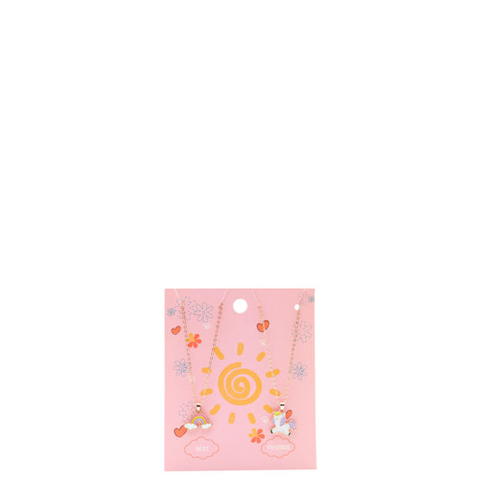 Hey Girl 2pc Best Friends Necklace Set