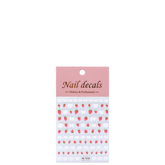 Hey Girl Nail Decals Strawberries