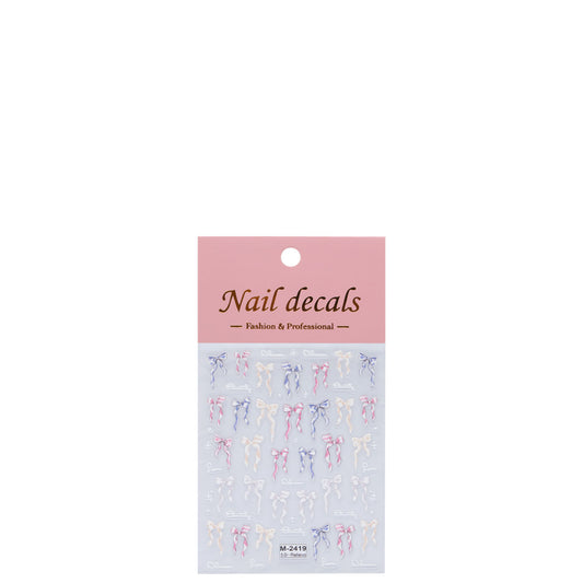 Hey Girl Nail Decals Pretty Bows