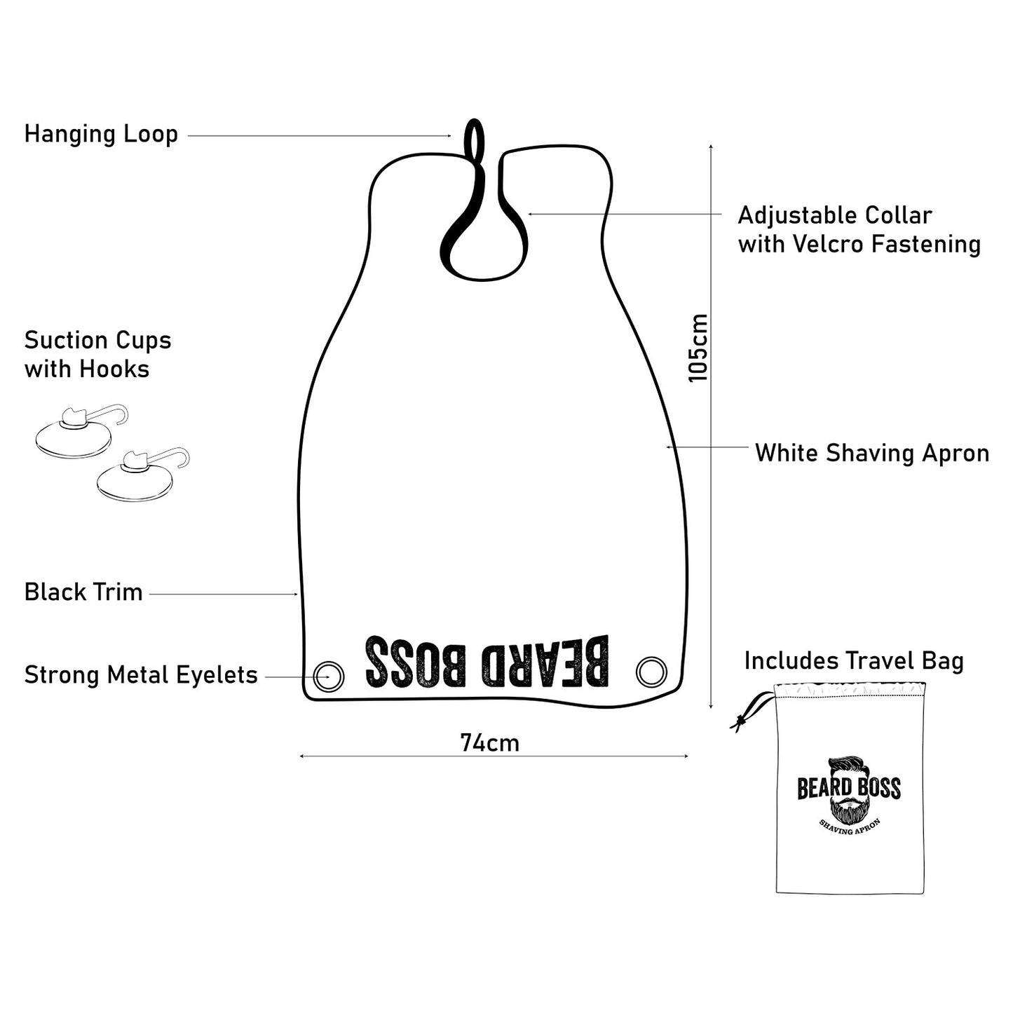 Beard Boss - Shaving Apron