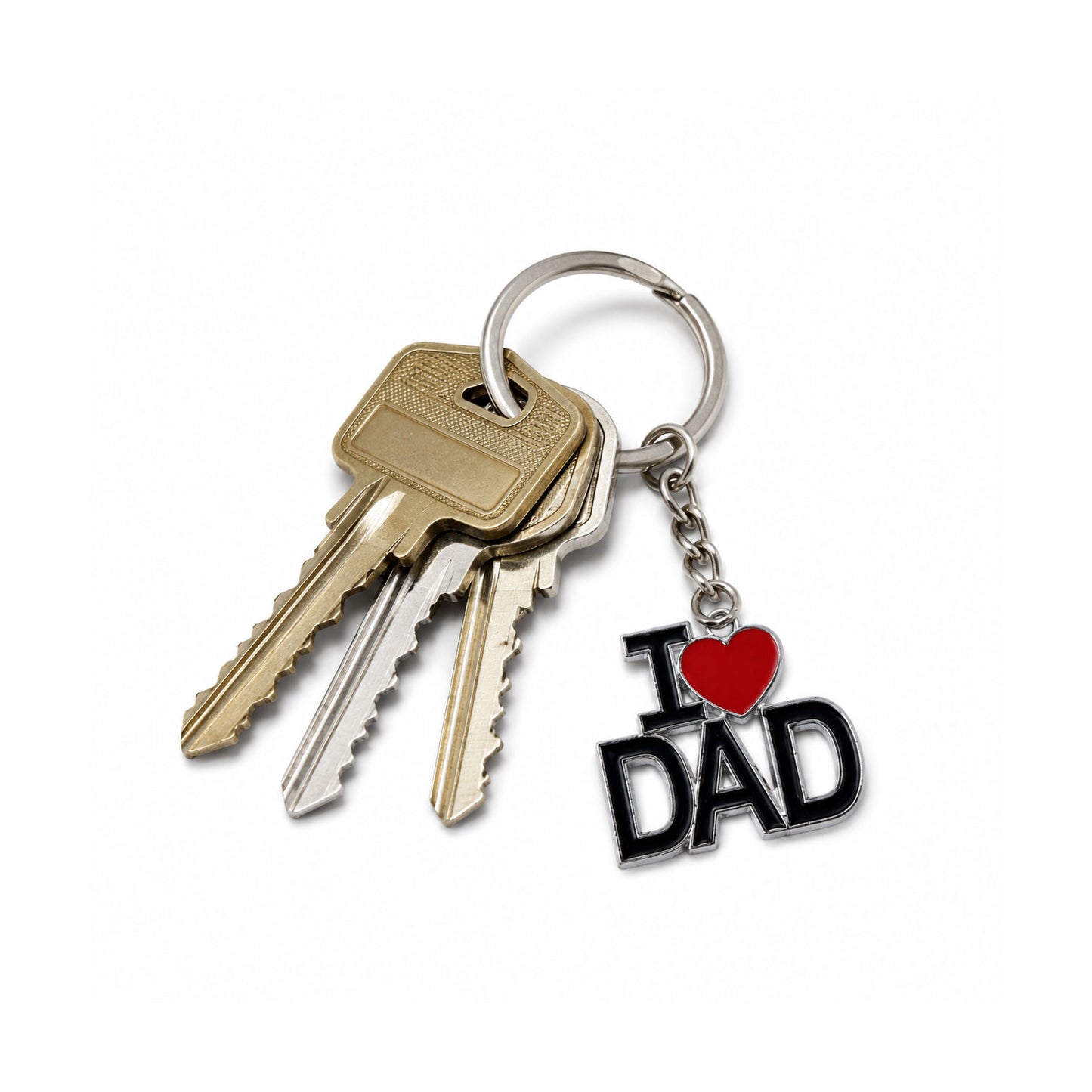 Father's Day - I Love Dad Keyring