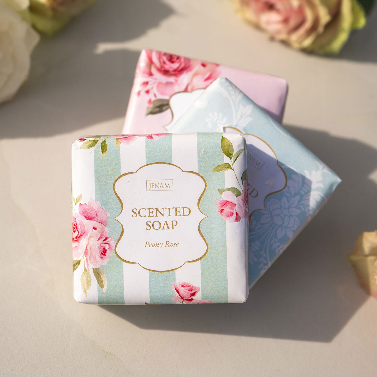 Peony Rose - Scented Soap Trio