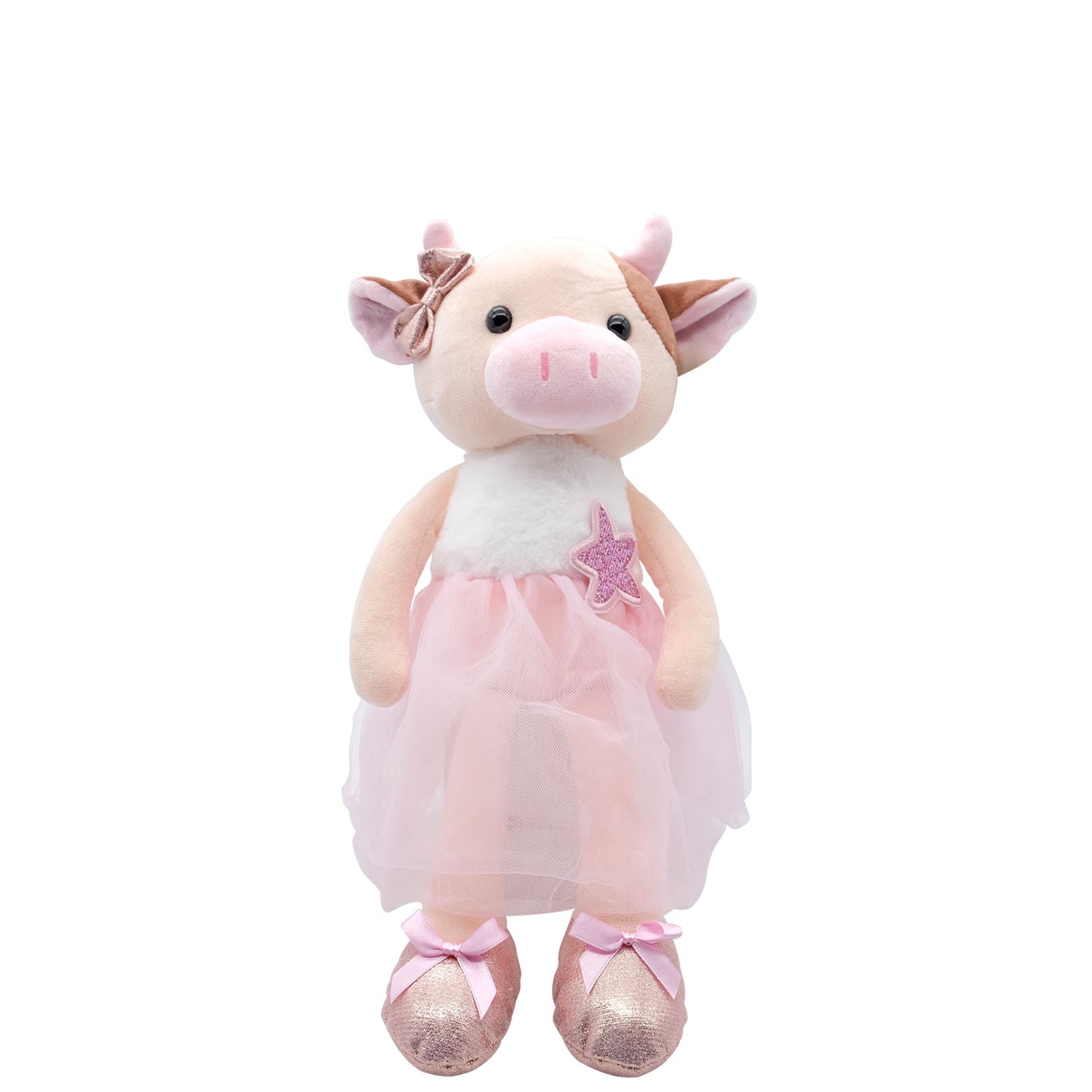 Jenam Plush Ballerina Cow - Standing Height 40cm