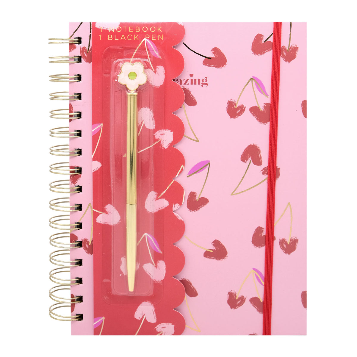 Cherry - Notebook with Pen