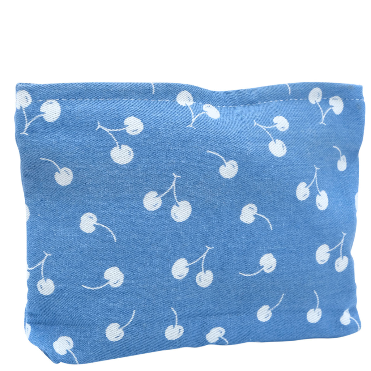 Cherry - Denim - Cosmetic Bag
