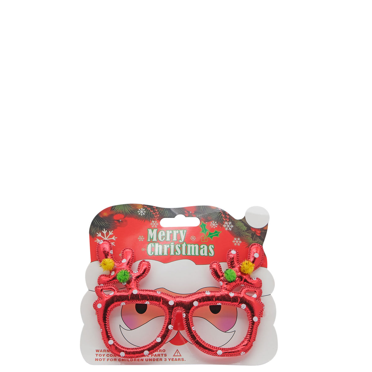Reindeer Glasses - Red Dots