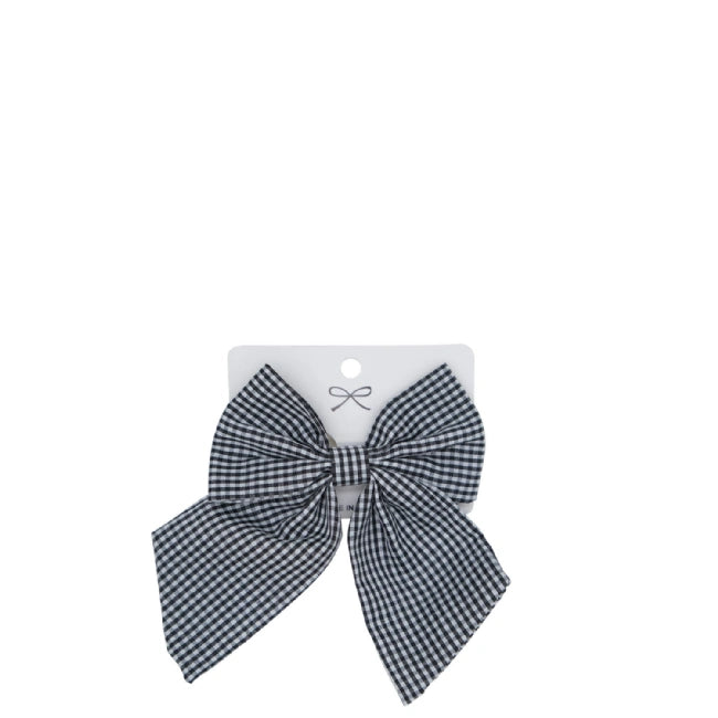Bow-tique Gingham Hair Bow - 11 x 14cm