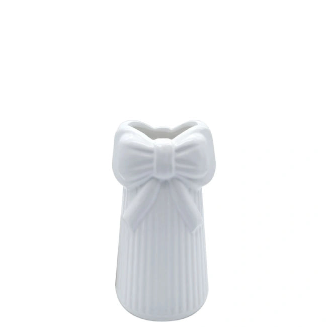 Bow-tique Ceramic Vase - 8 x 18cm