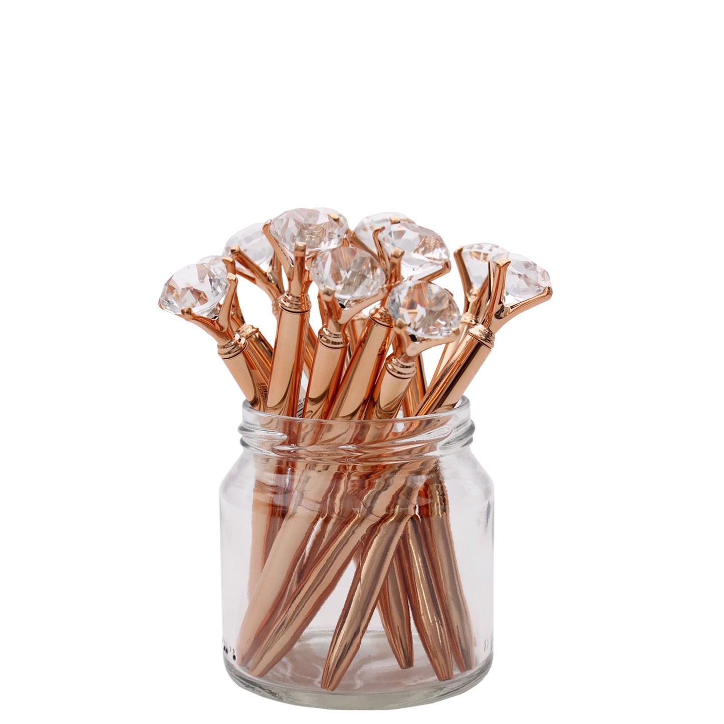 Crystal Diamond Pen - Rose Gold - 14cm