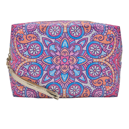 Pink Medley Large Barrel Bag - 25 x 16 x 12cm