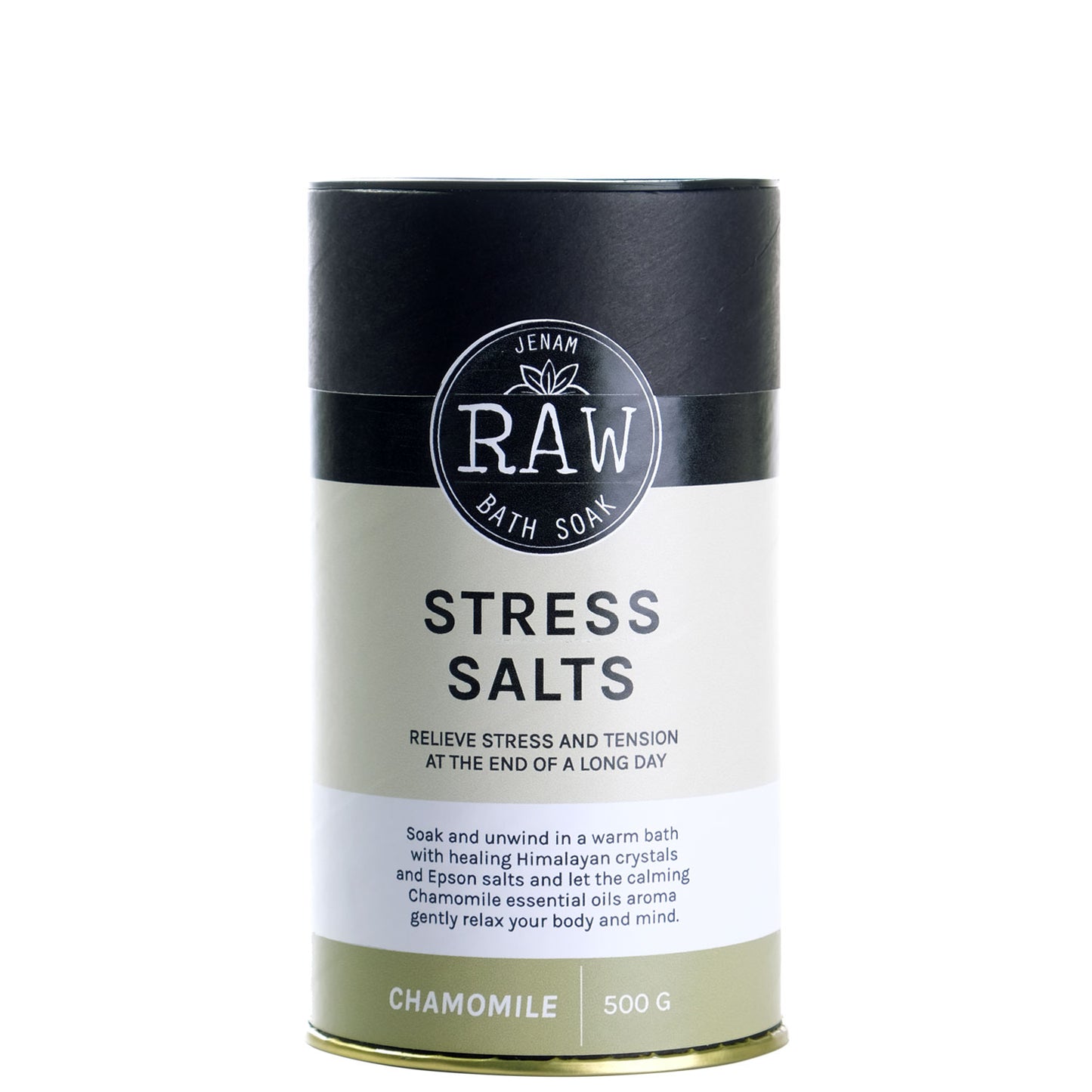Raw Bath Soak Stress Salts (Chamomile) - 500g