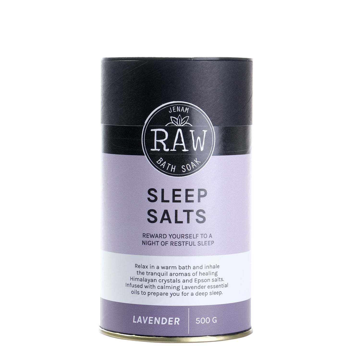 Raw Bath Soak Sleep Salts (Lavender) - 500g