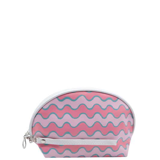 Oval Cosmetic Bag (Squiggle) - 20 x 13cm