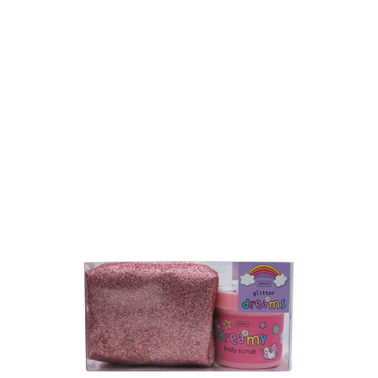 Magical Glitter Dreams - 80g Body Scrub & Keyring Coin Purse