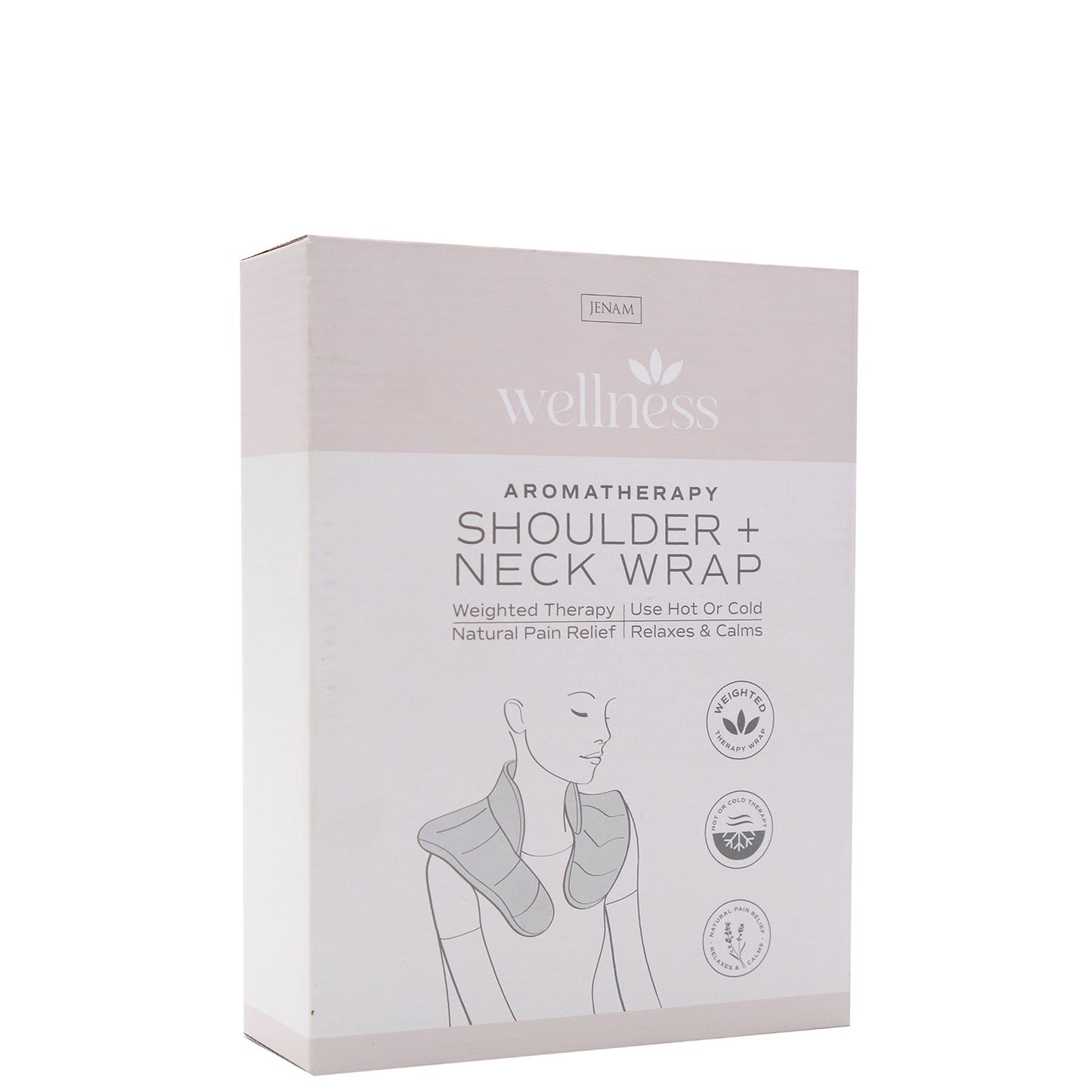 Jenam Wellness Aromatherapy Shoulder & Neck Wrap - 38 X 29cm