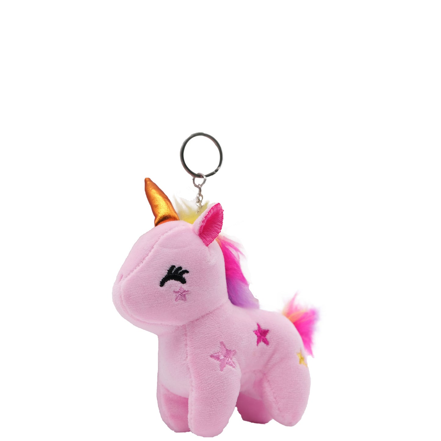 Unicorn Plush Keyring - 13cm