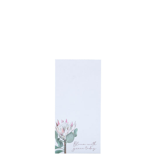 Protea Magnetic Memo Pad (Bloom With Grace Today) - 9 X 19cm