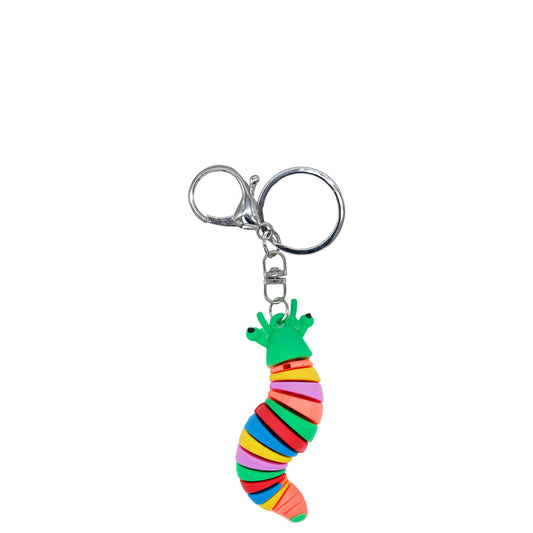 Caterpillar Keyring (Assorted Colours) - 8cm