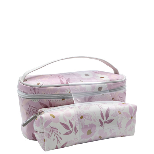 Toiletry Bag Combo (Cashmere & Musk) - 23 x 12 x 10cm & 19 x 7 x 5cm