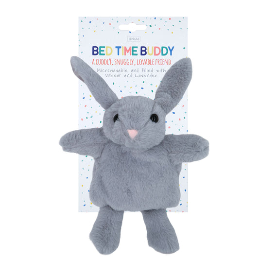 Bed Time Buddy Wheat Pillow (Grey Bunny) (Lavender Scented) - 28.5 X 23.5cm