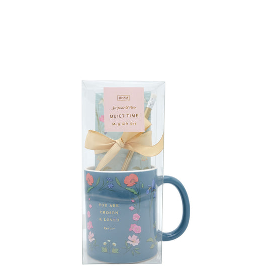 Scripture & Verse Quiet Time (You Are Chosen & Loved) - Mug, Pencil & Notepad