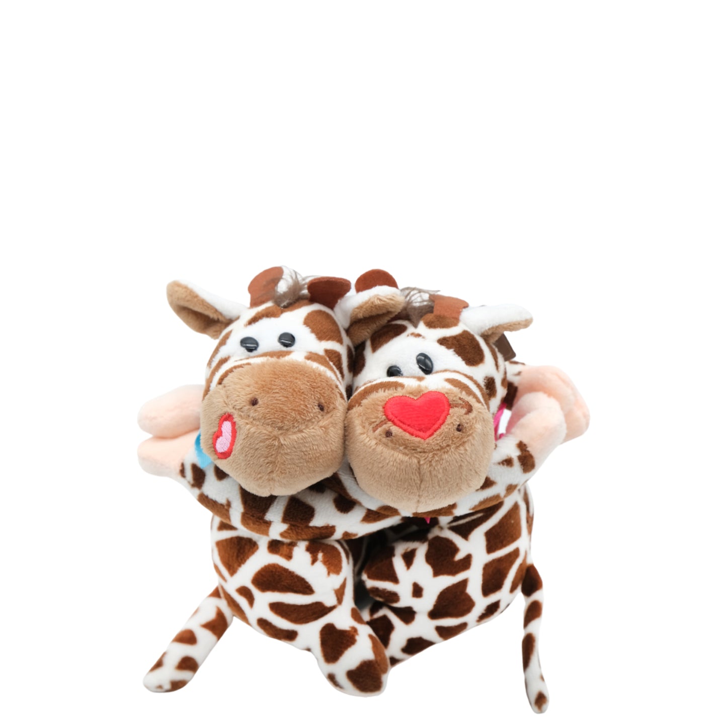 Valentine's Double Love Plush - Giraffe - (Sewn Together) - 13cm
