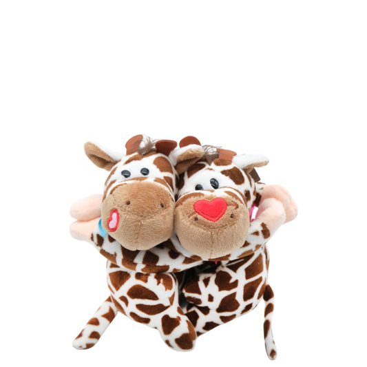 Double Love Plush - Giraffe - (Sewn Together) - 13cm