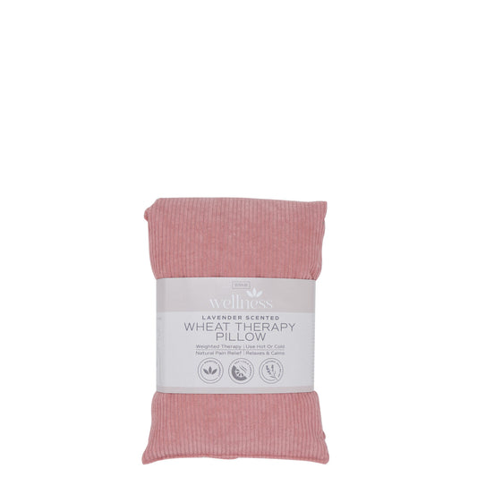 Wellness Wheat Therapy Pillow (Dusty Pink) (Lavender Scented) - 50 X 17cm