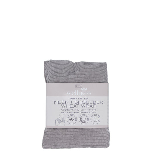 Wellness Neck & Shoulder Wheat Wrap (Grey) (Unscented) - 40 X 31cm