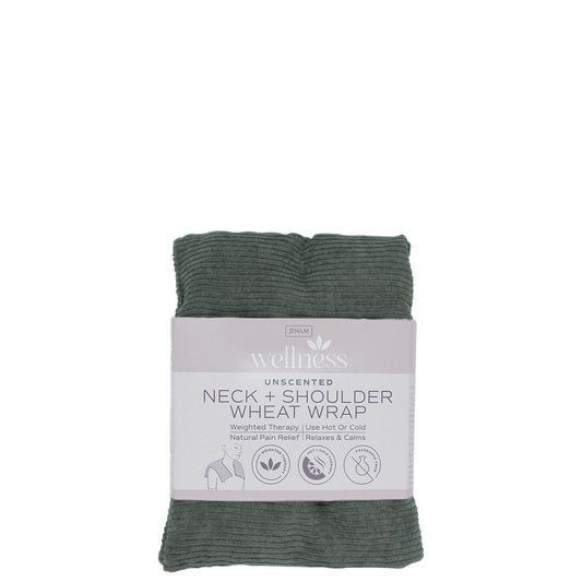 Wellness Neck & Shoulder Wheat Wrap (Army Green) (Lavender Scented) - 40 X 31cm