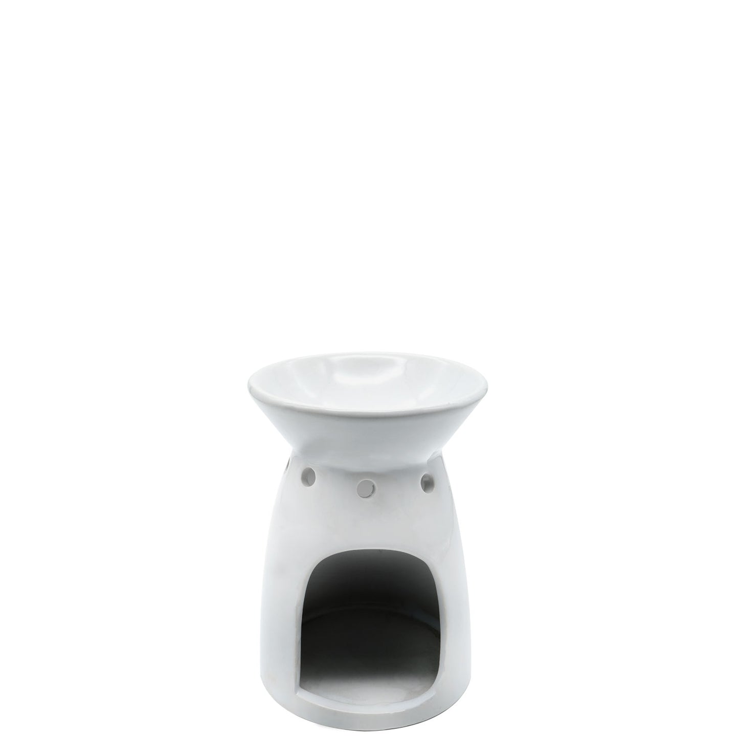 Scented Home Ceramic Oil Burner (White) - 8.5 X 13cm