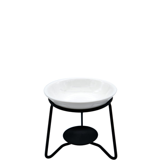 Scented Home Ceramic Oil Burner (Black Stand) - 9 x 10cm