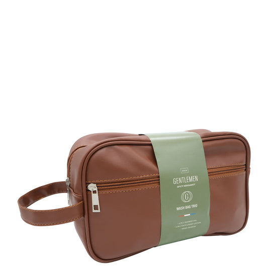 Gentlemen Wash Bag Trio (Spicy Bergamot)