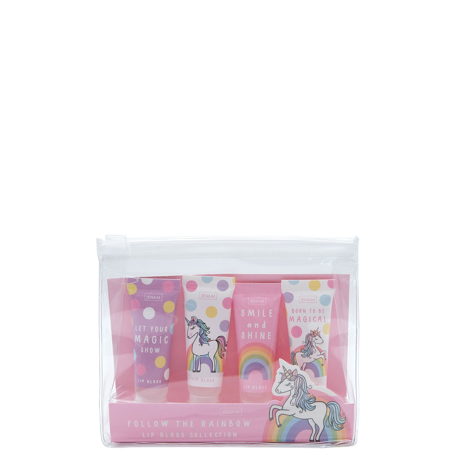Unicorn Lip Gloss Collection (Follow The Rainbow) - 4 x 12g Lip Gloss