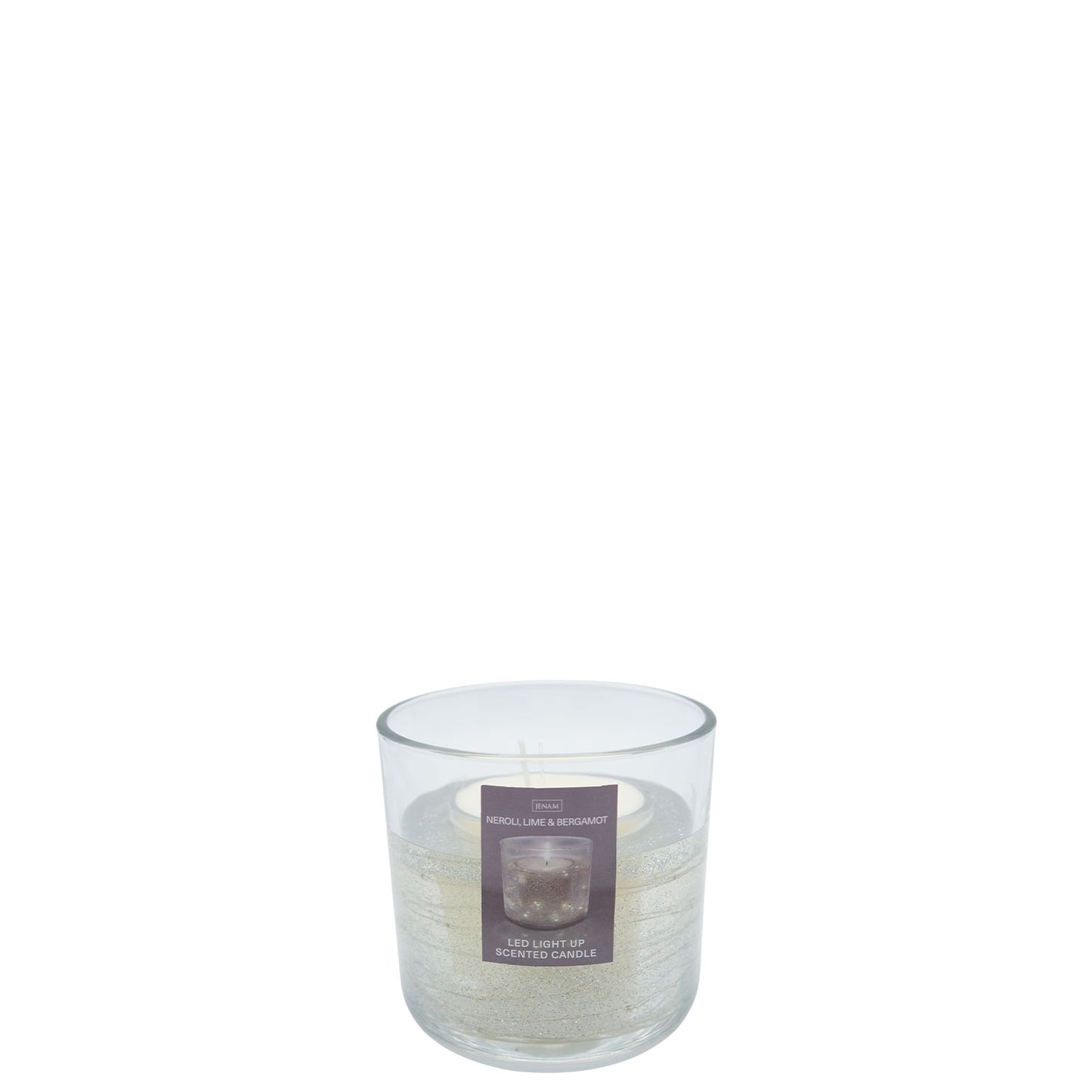 Christmas - LED Light Up Candle (Silver)
