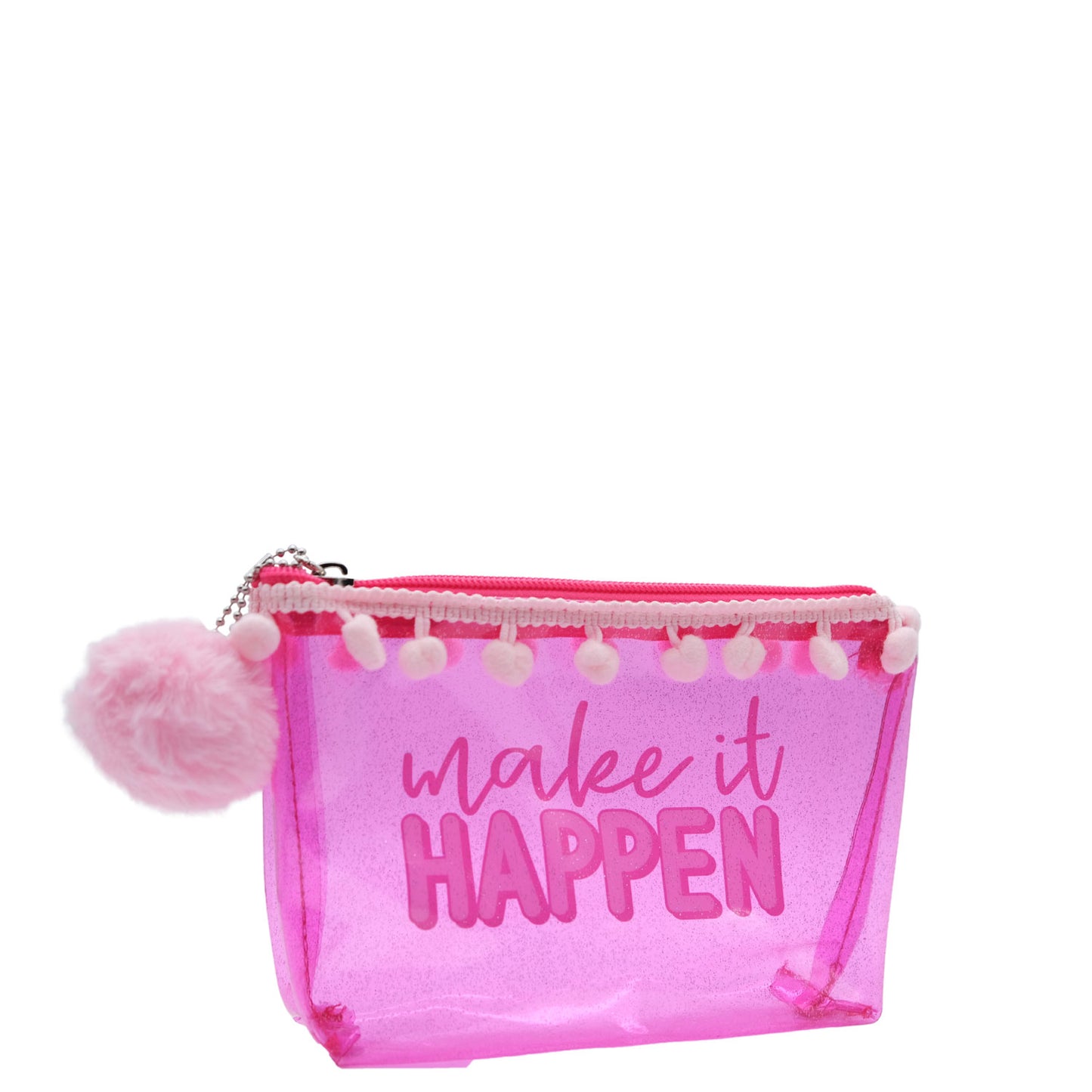 Hey Girl Dream Make it Happen cos bag PVC - 18 x 12.5cm