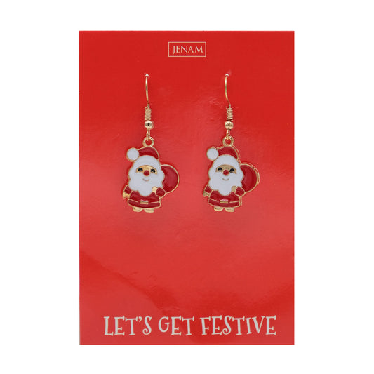 Father Christmas Earrings