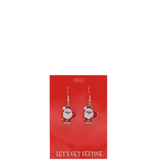 Father Christmas Earrings