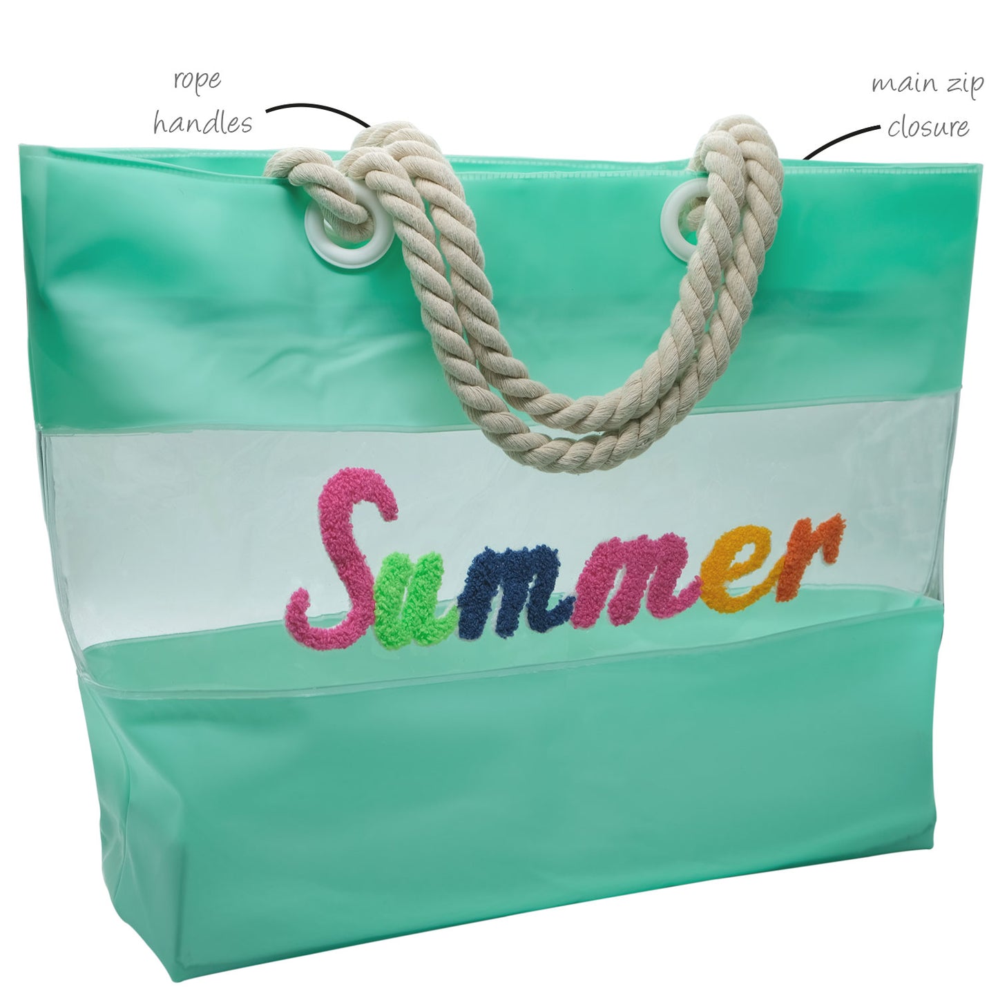PVC Beach Bag (Summer) - 56 x 32cm