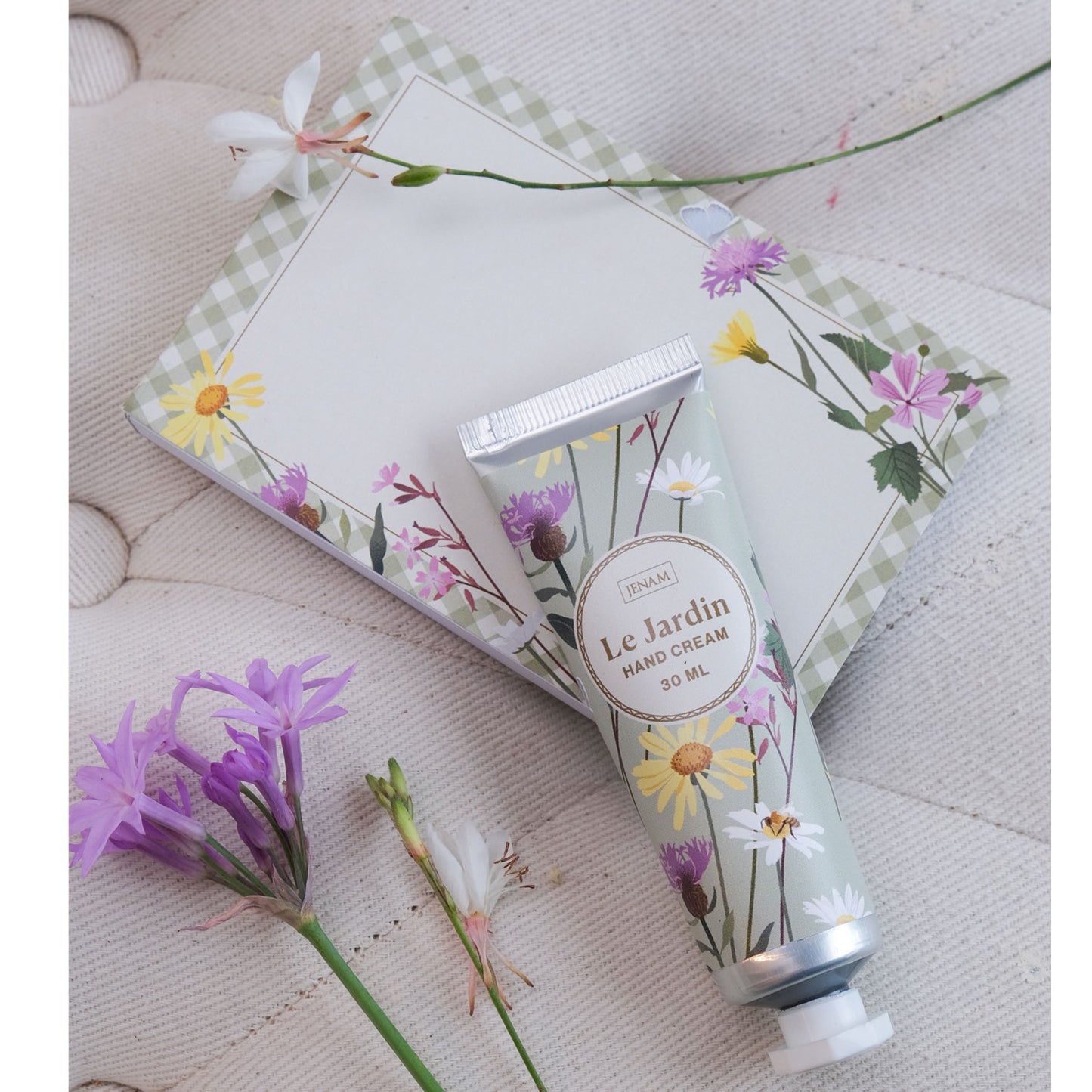 Le Jardin C'est La Vie - 30ml Hand Cream & Notepad (8 x 11cm)