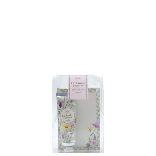 Le Jardin C'est La Vie - 30ml Hand Cream & Notepad (8 x 11cm)