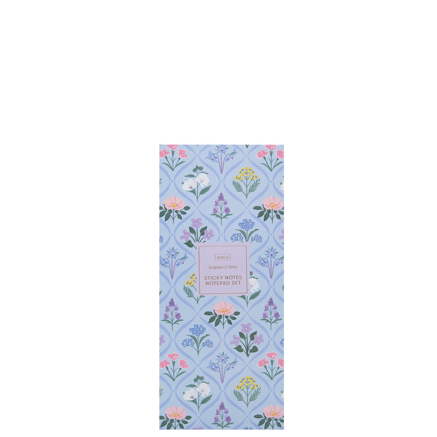 Scripture & Verse Sticky Notes Notepad Set (Lined) - 9 x 21cm